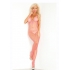 SPARKLE CROTCHLESS BODYSTOCKING PINK